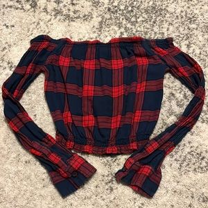 Garage off the shoulder top